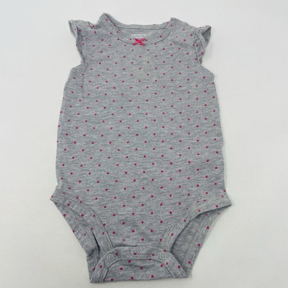 Carters Baby Girls 18 Months Fruit & Polka Dot Bodysuit Pants 3 Piece Set 1703 - Picture 5 of 9